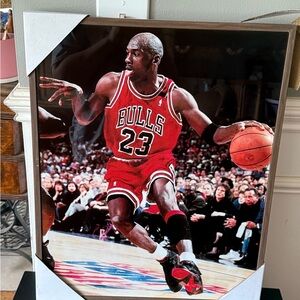 Basketball Legend Poster in Red Jersey